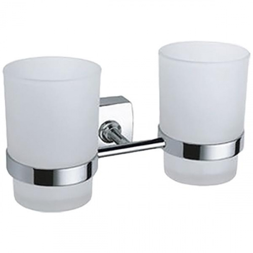 картинка Подстаканник FIXSEN Kvadro двойной (FX-61307) от магазина Сантехстрой