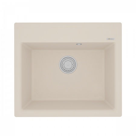 картинка Кухонная мойка Lemark HANKA 570 врезная прямоугольная из кварцгранита цвет: Шампань  (9910018) от магазина Сантехстрой