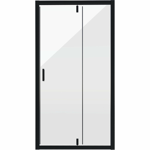 картинка Дверь в нишу Niagara Nova NG-83-9AB (90х195) черный,дверь распашная,стекло прозрачное,1 место от магазина Сантехстрой
