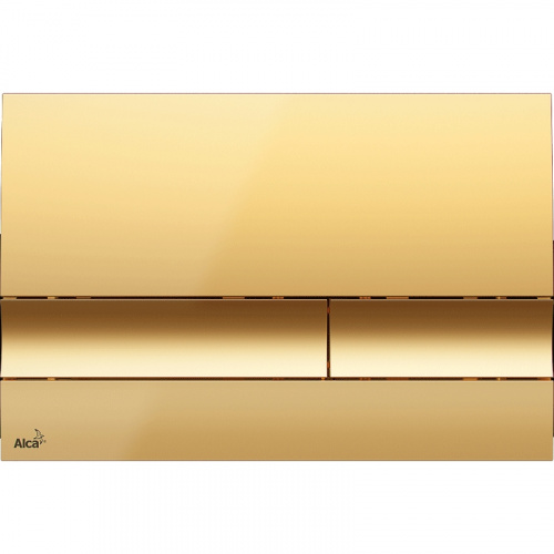 картинка Клавиша смыва Alcadrain Basic M1725 Золото от магазина Сантехстрой