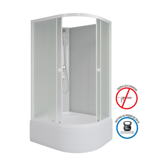 картинка Душевая кабина Niagara p100/80/40l/mt/bk от магазина Сантехстрой