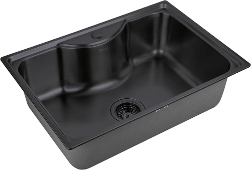 картинка Мойка кухонная Zorg Inox PVD SZR 6545 GRAFIT графит от магазина Сантехстрой