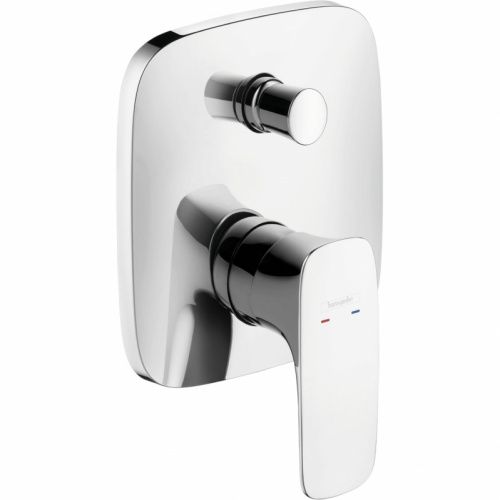 фотография смеситель для ванны с душем hansgrohe 15445000 хром