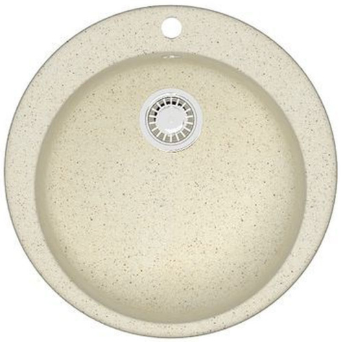 картинка Кухонная мойка AZARIO Vital 507x507x200 искусственный мрамор, цвет Бежевый (CS00078344) от магазина Сантехстрой