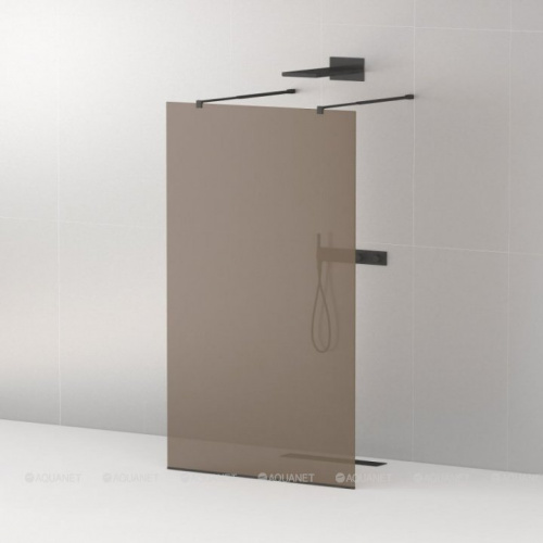 картинка Душевая перегородка Cezares Liberta 100x195 L-2-100-BR-NERO от магазина Сантехстрой