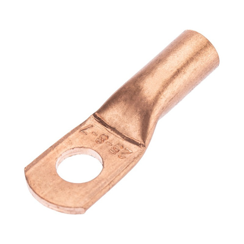 картинка Наконечник медный ТМ 25-8-7 (25мм² - Ø8мм) (в упак.  100 шт. ) REXANT от магазина Сантехстрой