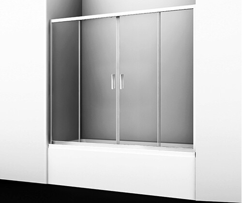 картинка Шторка для ванны Wasserkraft Lippe 45S02-170 от магазина Сантехстрой