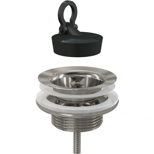 картинка Донный клапан Alcadrain A439 Хром от магазина Сантехстрой