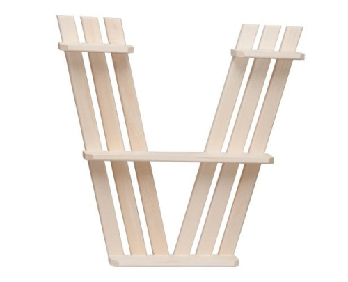 картинка Полка Бабочка (осина) от магазина Сантехстрой