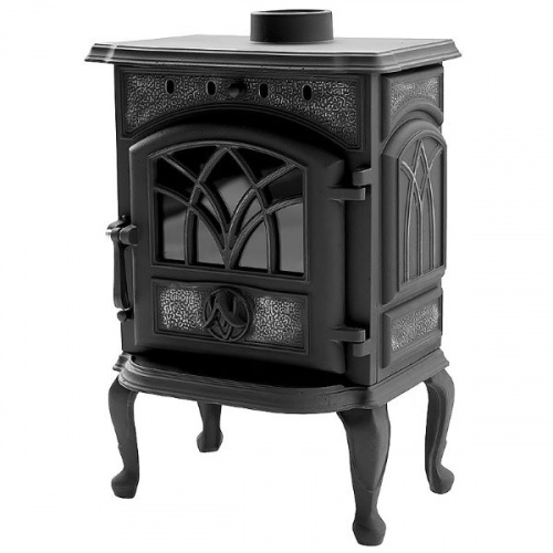 картинка Печь отопительная ПМЧ-7АС  (ПАТИНА+стекло)  РБЦ от магазина Сантехстрой