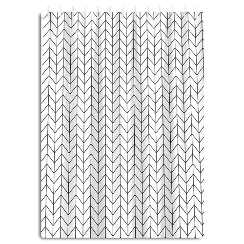 картинка Штора для ванной Haiba узор (HB75003) от магазина Сантехстрой