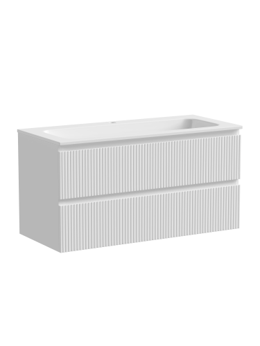 картинка Тумба под раковину подвесная Snob T 100 (Бланж), SNT100W от магазина Сантехстрой
