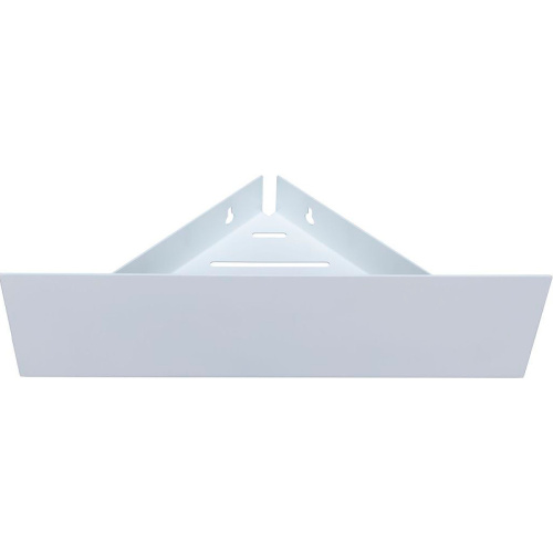 картинка Металлическая полка Aquanet Магнум 28 302237 угловая Белая матовая от магазина Сантехстрой