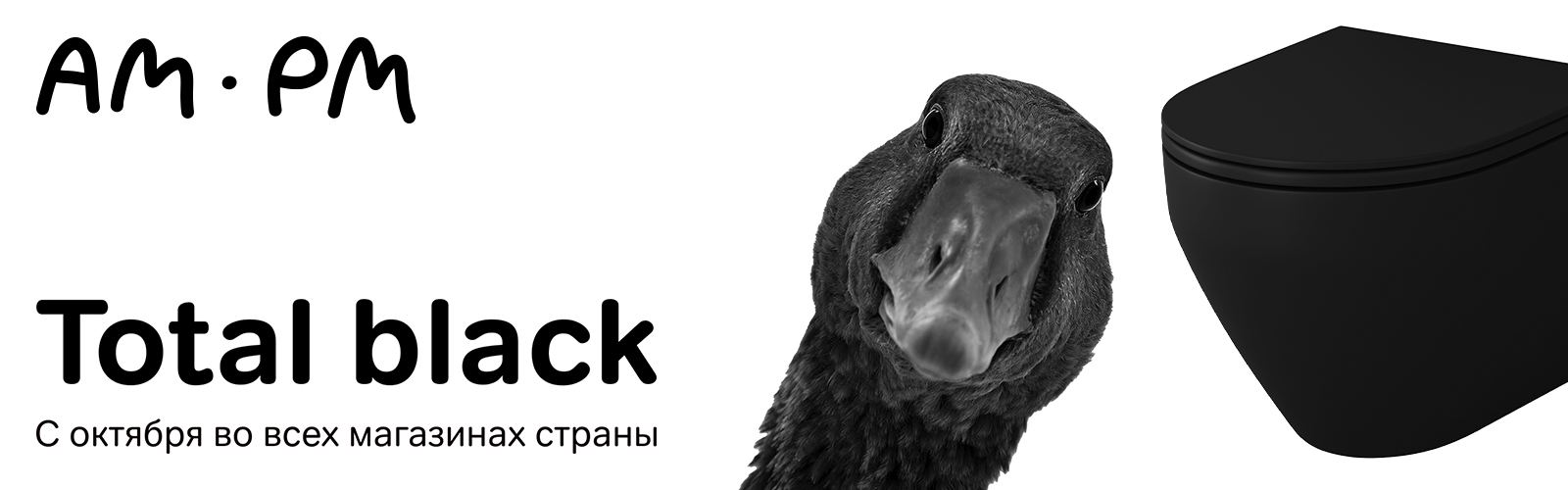 Total Black от популярного бренда сантехники Am.Pm Total Black от популярного бренда сантехники Am.Pm
