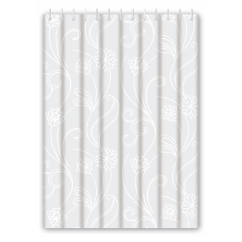 картинка Штора для ванной Haiba цветы (HB75001) от магазина Сантехстрой