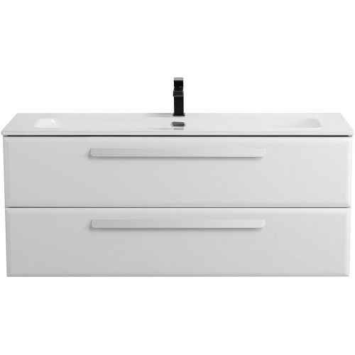 картинка Тумба под раковину Cezares Eco-Cer-N 120 ECO-CER-N-1200-2C-SO-BL подвесная Bianco Lucido без ручек от магазина Сантехстрой