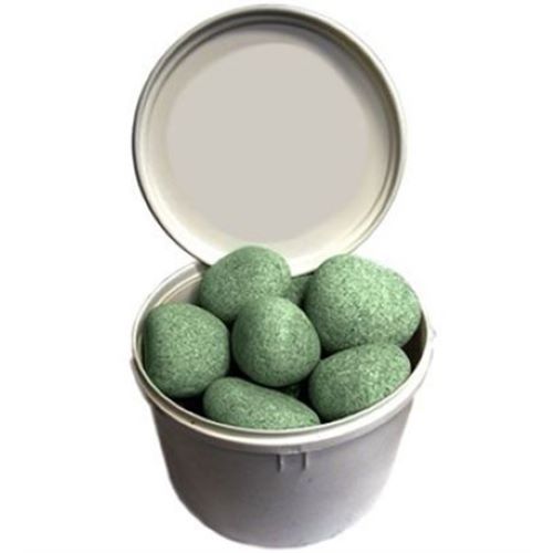 картинка Жадеит шлифованный средний 10 кг. (АБ) в ведре Хакасия от магазина Сантехстрой