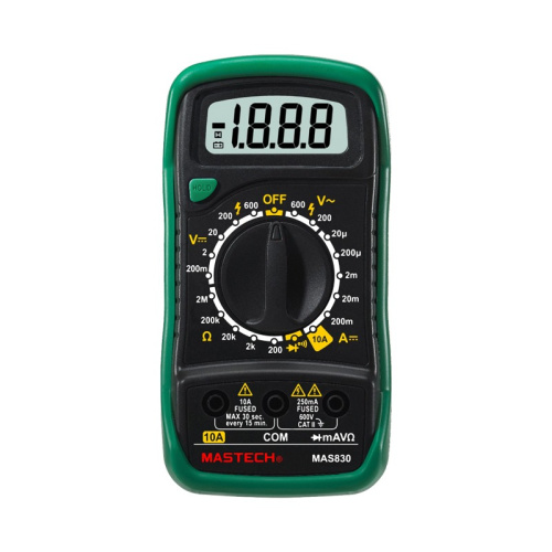 картинка Портативный мультиметр MAS830 MASTECH от магазина Сантехстрой