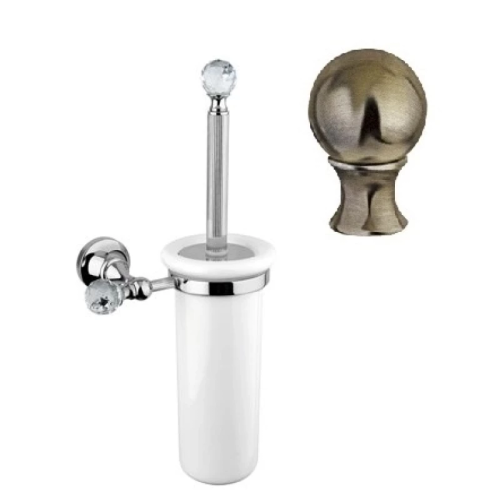 картинка Ершик настенный бронза, swarovski Cezares Olimp OLIMP-TB-02-M от магазина Сантехстрой