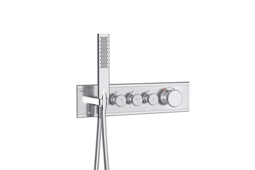 картинка внешняя панель управления на 3 режима, хром