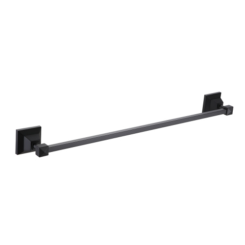 картинка Полотенцедержатель трубчатый AZARIO ALTRE одинарный 60 см, черный матовый (AZ96001B) от магазина Сантехстрой