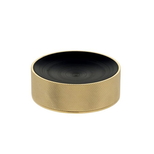 картинка OASIS DEFILE Мыльница настольная, рифленая, цвет золото от магазина Сантехстрой