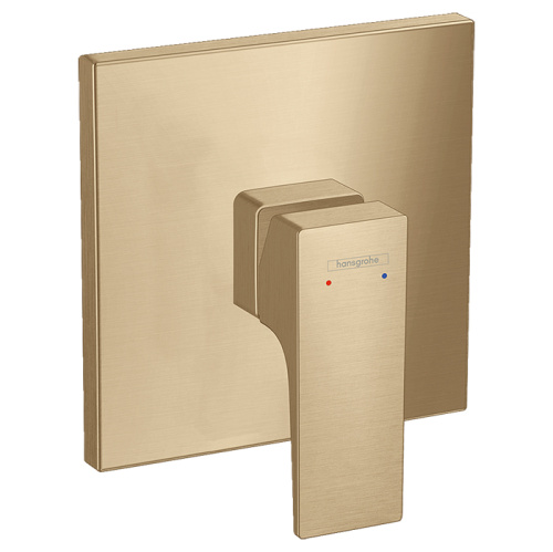 картинка HG Metropol Встраиваемый смеситель для душа (внешняя часть), цвет: шлифованная бронза от магазина Сантехстрой