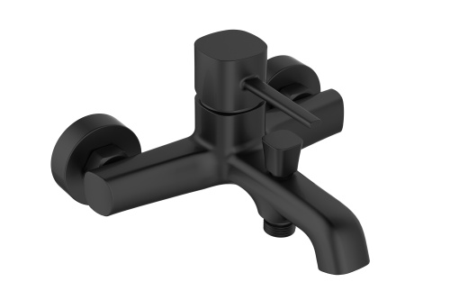 изображение смеситель для ванны/душа orange karl m05-100b матовый черный