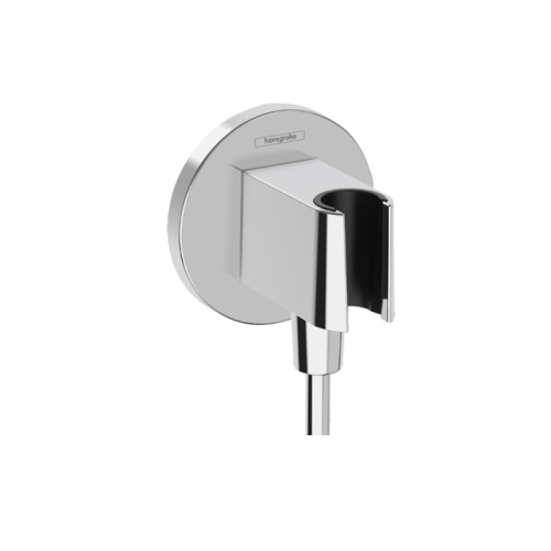 картинка HANSGROHE FIXFIT S Шланговое подсоединение с держателем ручного душа, цвет хром от магазина Сантехстрой