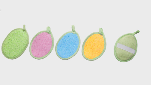 картинка Мочалка бамбуковая овал 5100-1005 Иммуносфера от магазина Сантехстрой