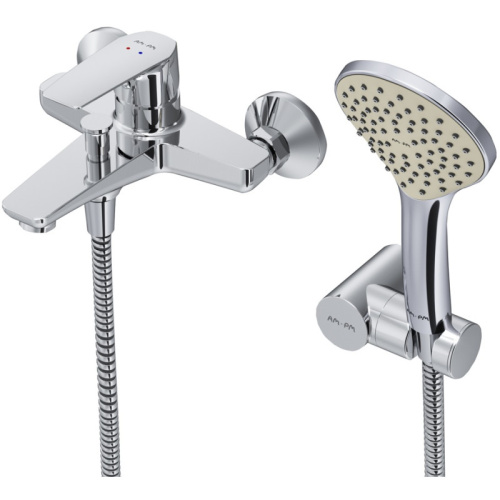 изображение f90a15000 gem, смеситель д/ванны/душа, душ.набор, хром, шт.