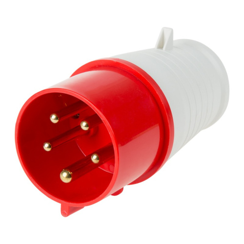 картинка Вилка 025 переносная 3Р+РЕ+N 32А 380В IP44 REXANT от магазина Сантехстрой