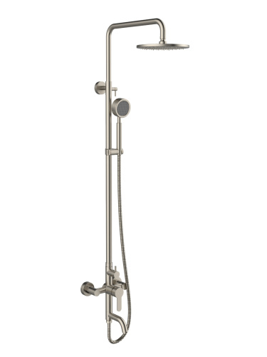 картинка Душевая система Orange Steel M99-911ni смеситель с изливом, никель от магазина Сантехстрой