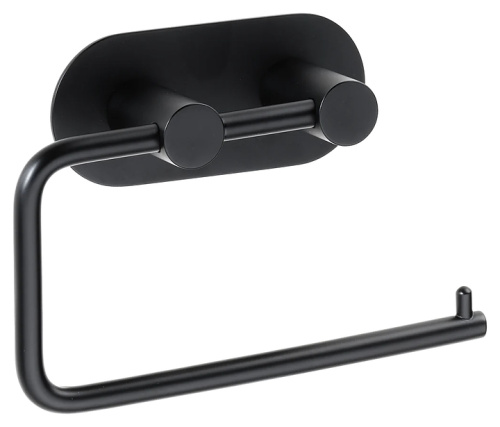 картинка Держатель для туалетной бумаги без крышки Bemeta Easy 163112020 черный матовый от магазина Сантехстрой