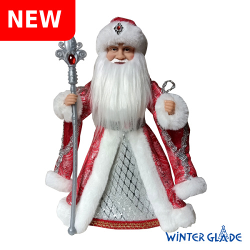 картинка Фигурка Дед Мороз музыкальный 40 см (красный) от магазина Сантехстрой