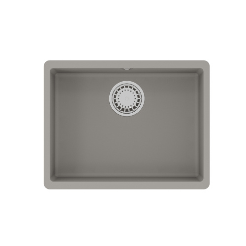 картинка Кухонная мойка Lemark SINARA 540-U подстольного монтажа из кварцгранита цвет: Грей (9910075) от магазина Сантехстрой
