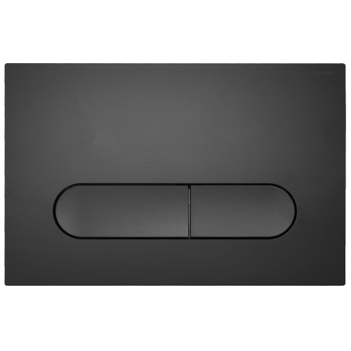 картинка Кнопка смыва AZARIO NEW двойная, пластик, черный матовый (AZ-004.04) от магазина Сантехстрой