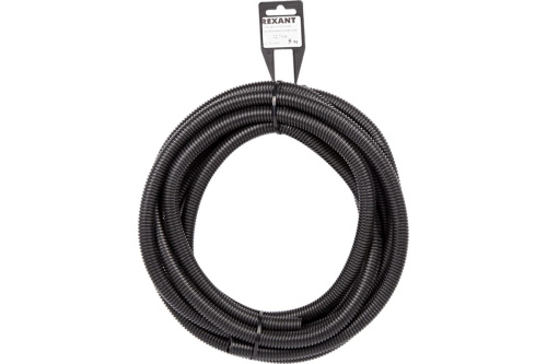 картинка Труба автомобильная гофрированная ПП, Ø12,7 мм, разрезная от магазина Сантехстрой