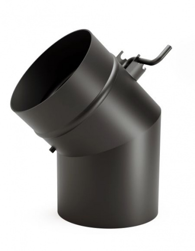 картинка Шибер ф120, 1,5мм, 08ПС, антрацит, угловой от магазина Сантехстрой