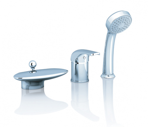 картинка смеситель для ванны ravak x07p003 хром