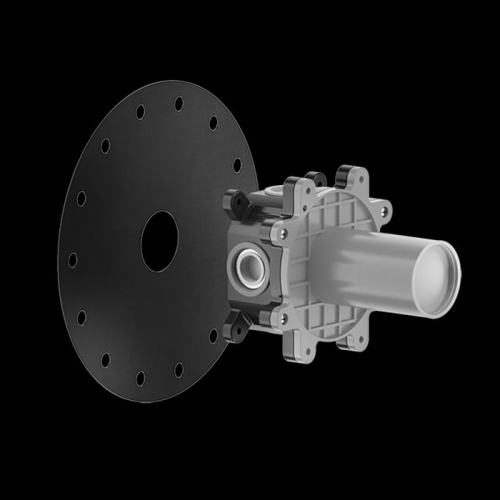 картинка GESSI Встраиваемая часть однорычажного смесителя для душа/раковины, цвет Steel brushed от магазина Сантехстрой