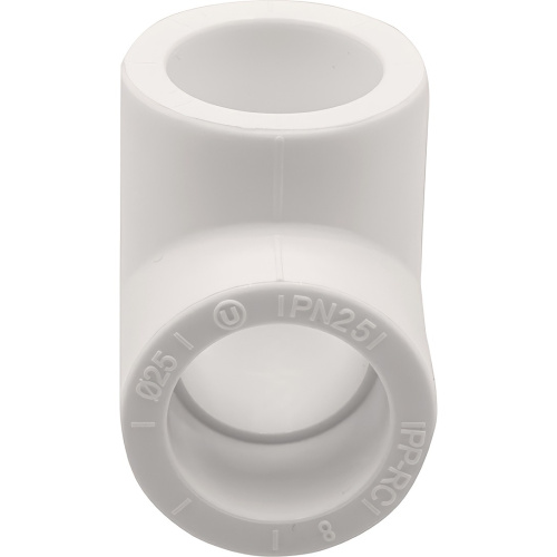 картинка Тройник THERMOLIGHT PP-R 25 белый (20/160) от магазина Сантехстрой