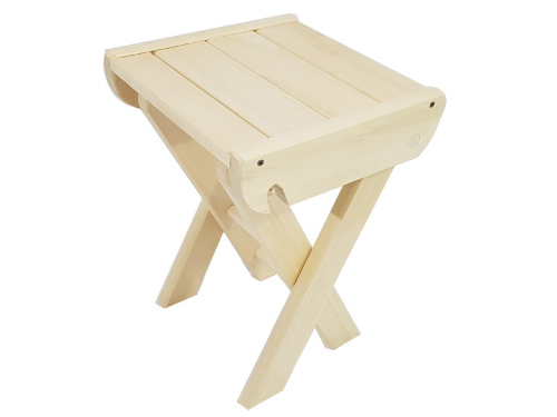 картинка Раскладной табурет (осина) от магазина Сантехстрой