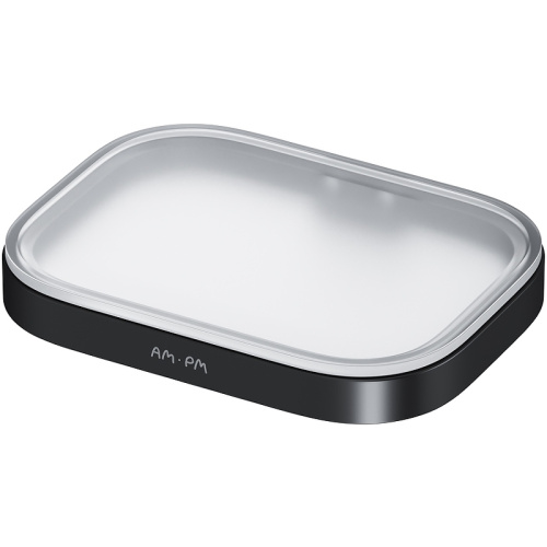 картинка A8F34222 Func Стеклянная мыльница с настенным держателем, черный от магазина Сантехстрой