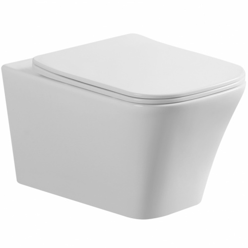 картинка Унитаз Art&Max Platino AM9321CHR подвесной без сиденья от магазина Сантехстрой