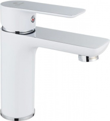 фотография смеситель для раковины aquanet af520-10сw белый