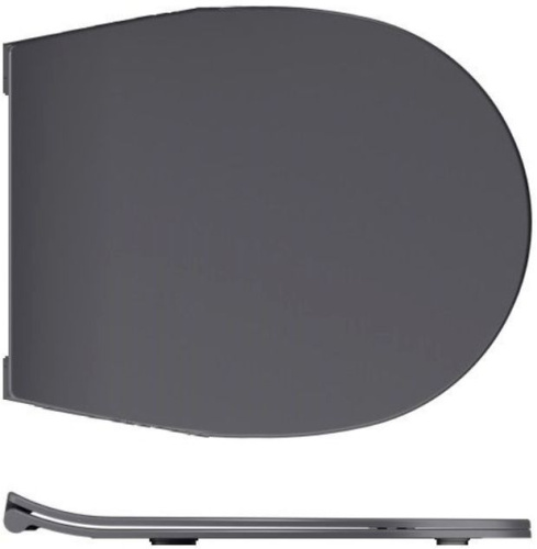 картинка 4.32007.AN REALITY Сиденье для унитаза, Smartfix, Soft-Close, дюропласт, антрацит (280169) от магазина Сантехстрой