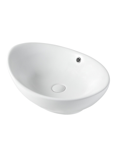 картинка Orange B08-585w раковина накладная, белый от магазина Сантехстрой