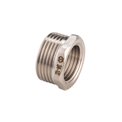 картинка Футорка, 1/2" х 3/8", НВ, латунь никелированная от магазина Сантехстрой