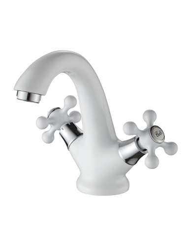 фотография смеситель ammore a1081-c для раковины, белый